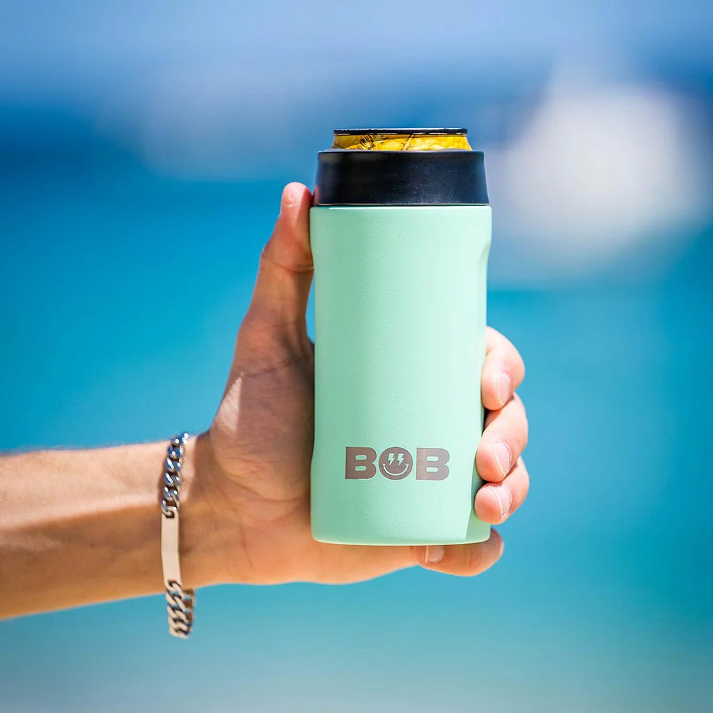 12 oz Slim “Bob's Chillin” Can Cooler (Case of 12)