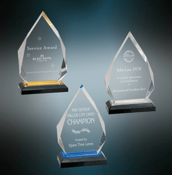 Diamond Acrylic Award 5 1/4" x 7 3/4"