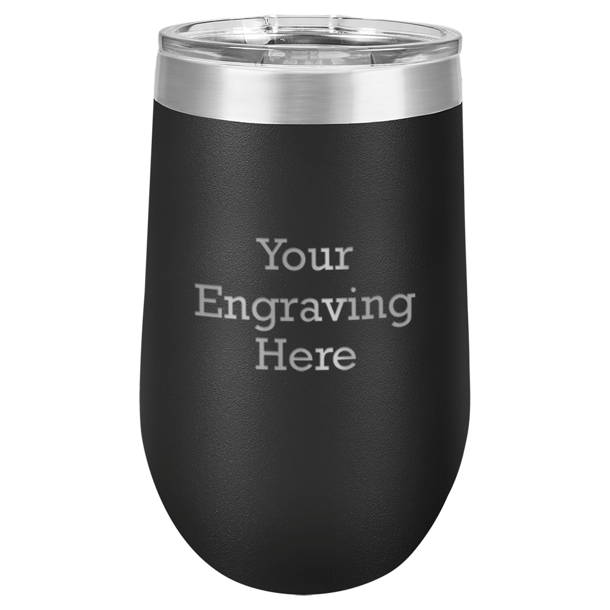 16 oz Stemless Steel Wine Glass (Case of 12)