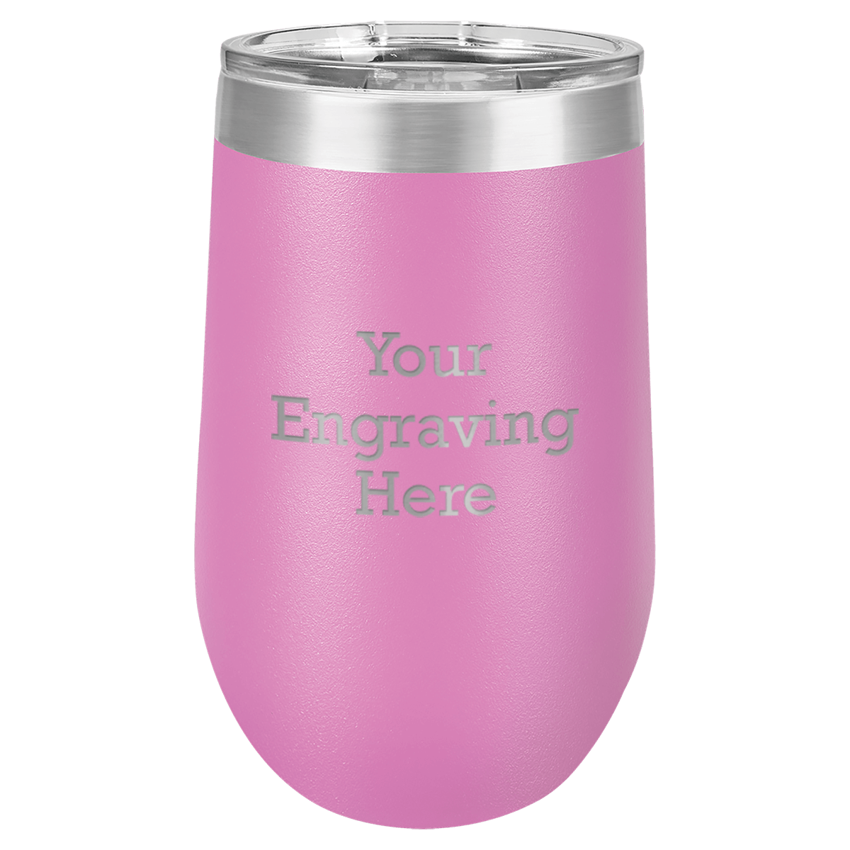 16 oz Stemless Steel Wine Glass (Case of 12)