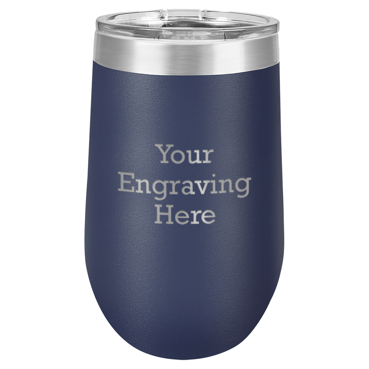 16 oz Stemless Steel Wine Glass (Case of 12)