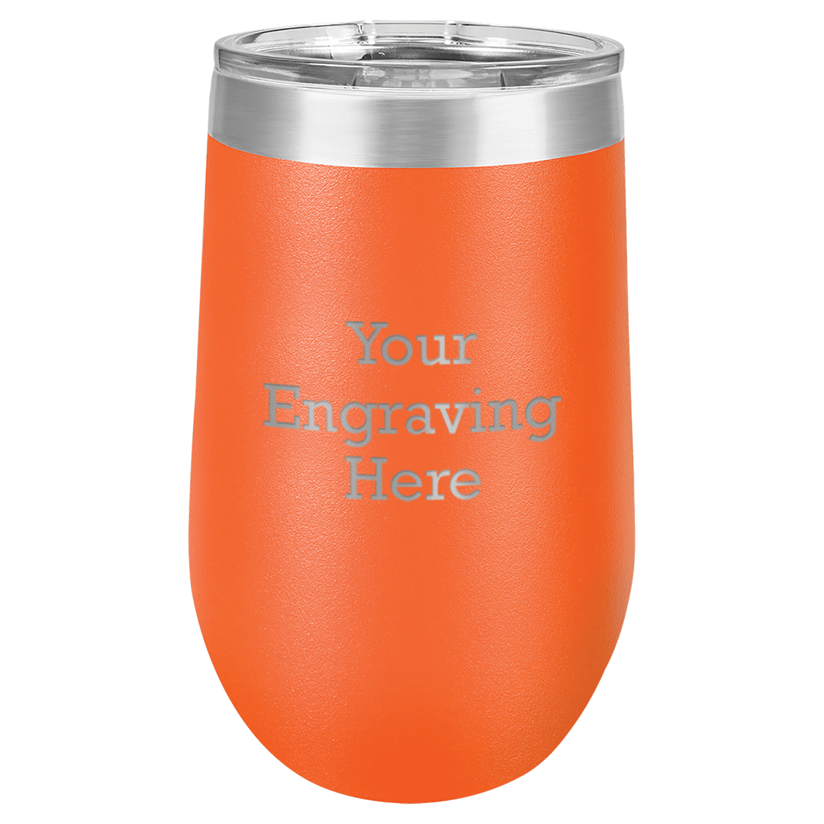 16 oz Stemless Steel Wine Glass (Case of 12)