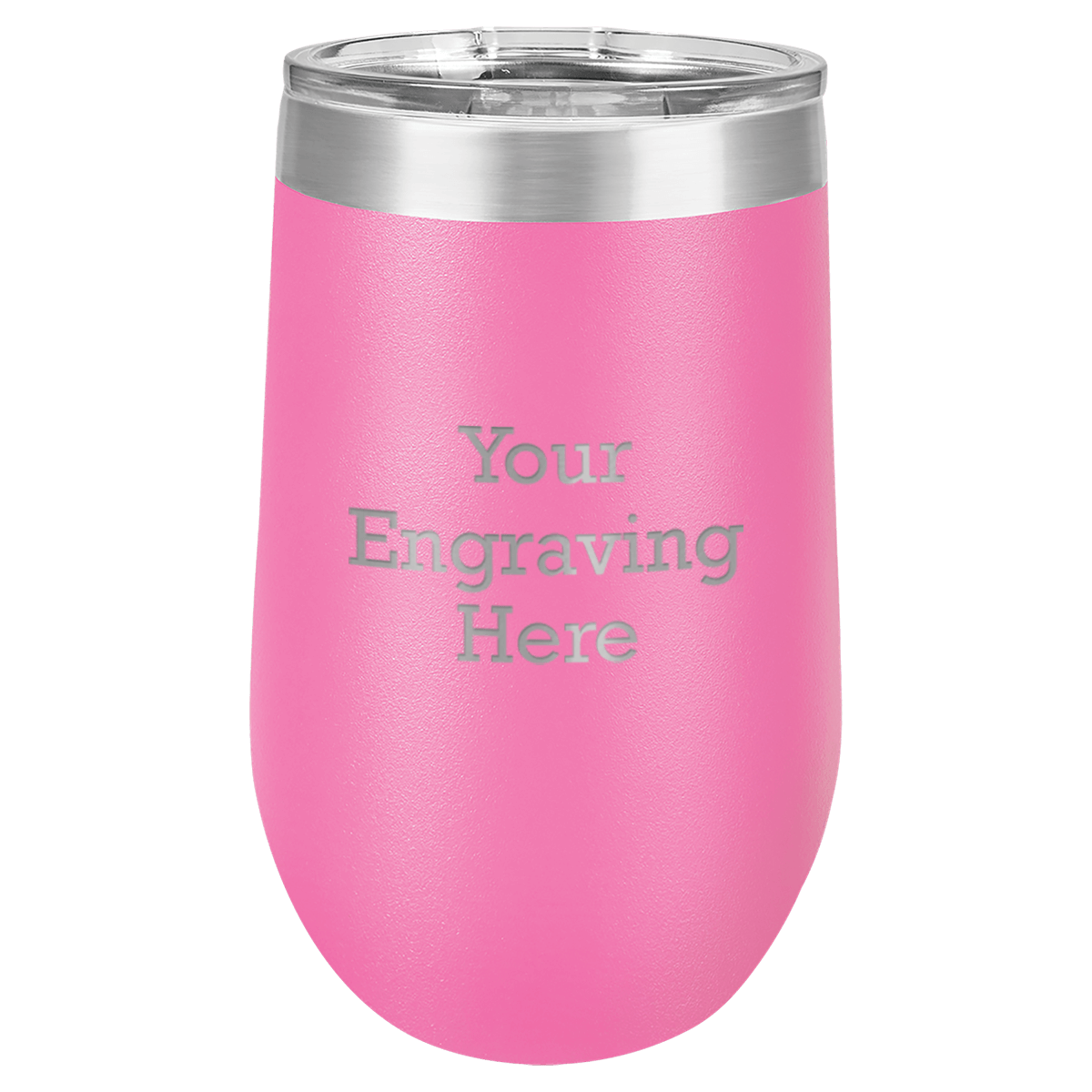 16 oz Stemless Steel Wine Glass (Case of 12)