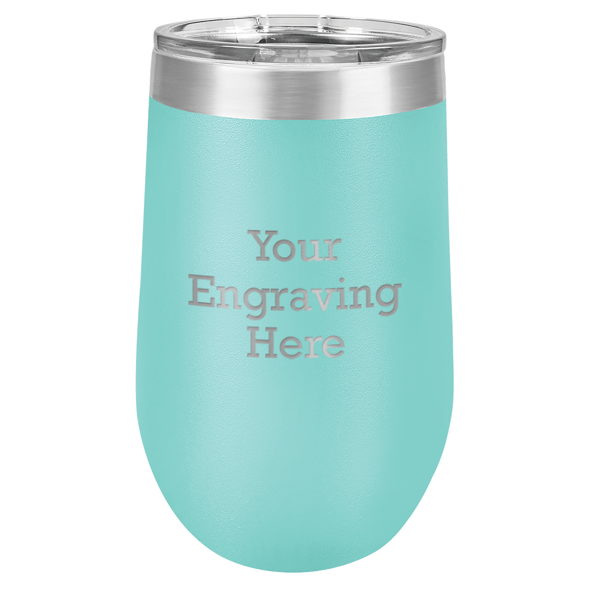 16 oz Stemless Steel Wine Glass (Case of 12)