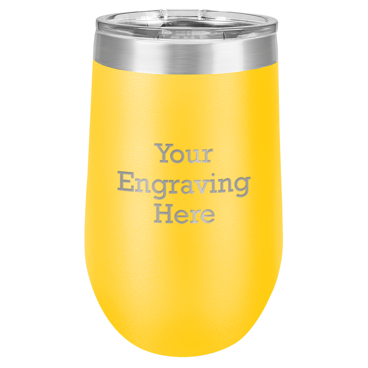 16 oz Stemless Steel Wine Glass (Case of 12)