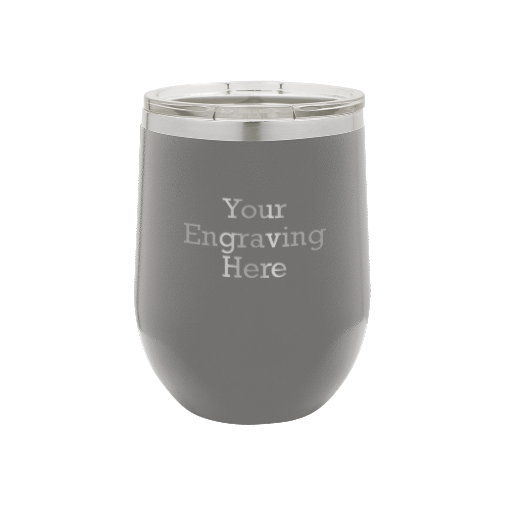 12 oz Stemless Wine Glass (Stainless Steel)