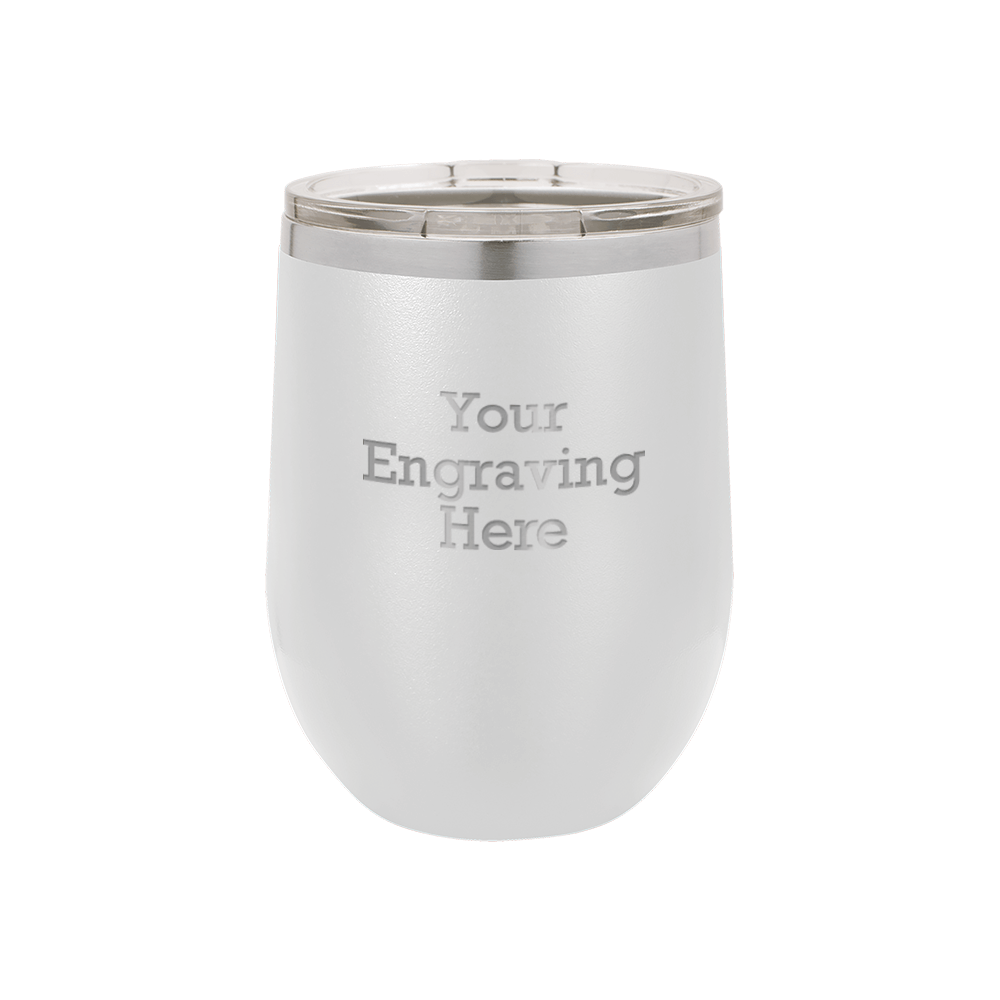 12 oz Stemless Wine Glass (Stainless Steel)