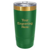 20oz Ringneck Tumblers with Slider Lid (Bright Gold with 6 Colors)