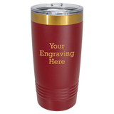 20oz Ringneck Tumblers with Slider Lid (Bright Gold with 6 Colors)