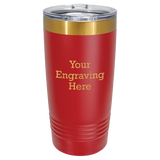 20oz Ringneck Tumblers with Slider Lid (Bright Gold with 6 Colors)