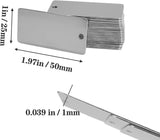 Stainless Steel Rectangle Tag