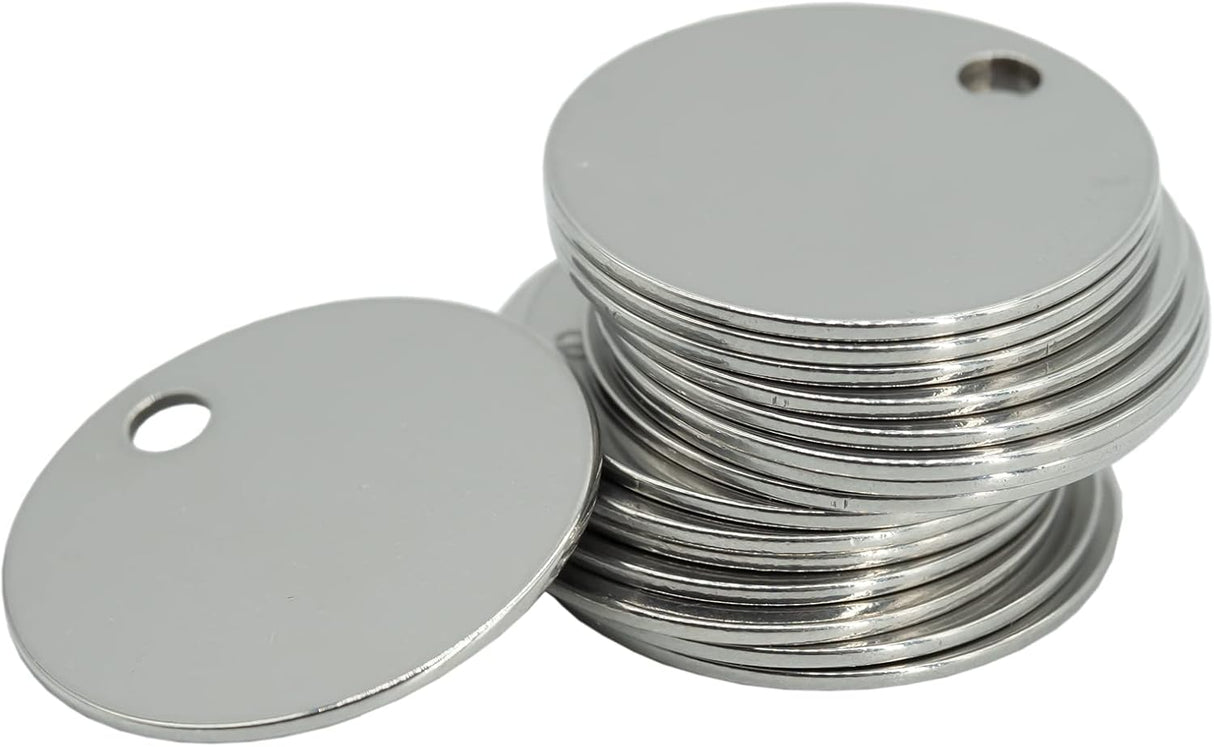 Stainless Steel Round Tag