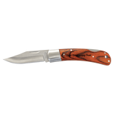 4in Folding Knife with Leather Sheath