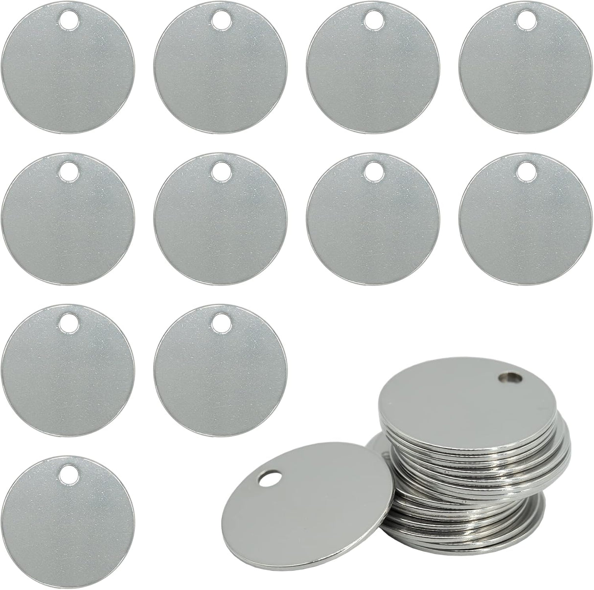 Stainless Steel Round Tag