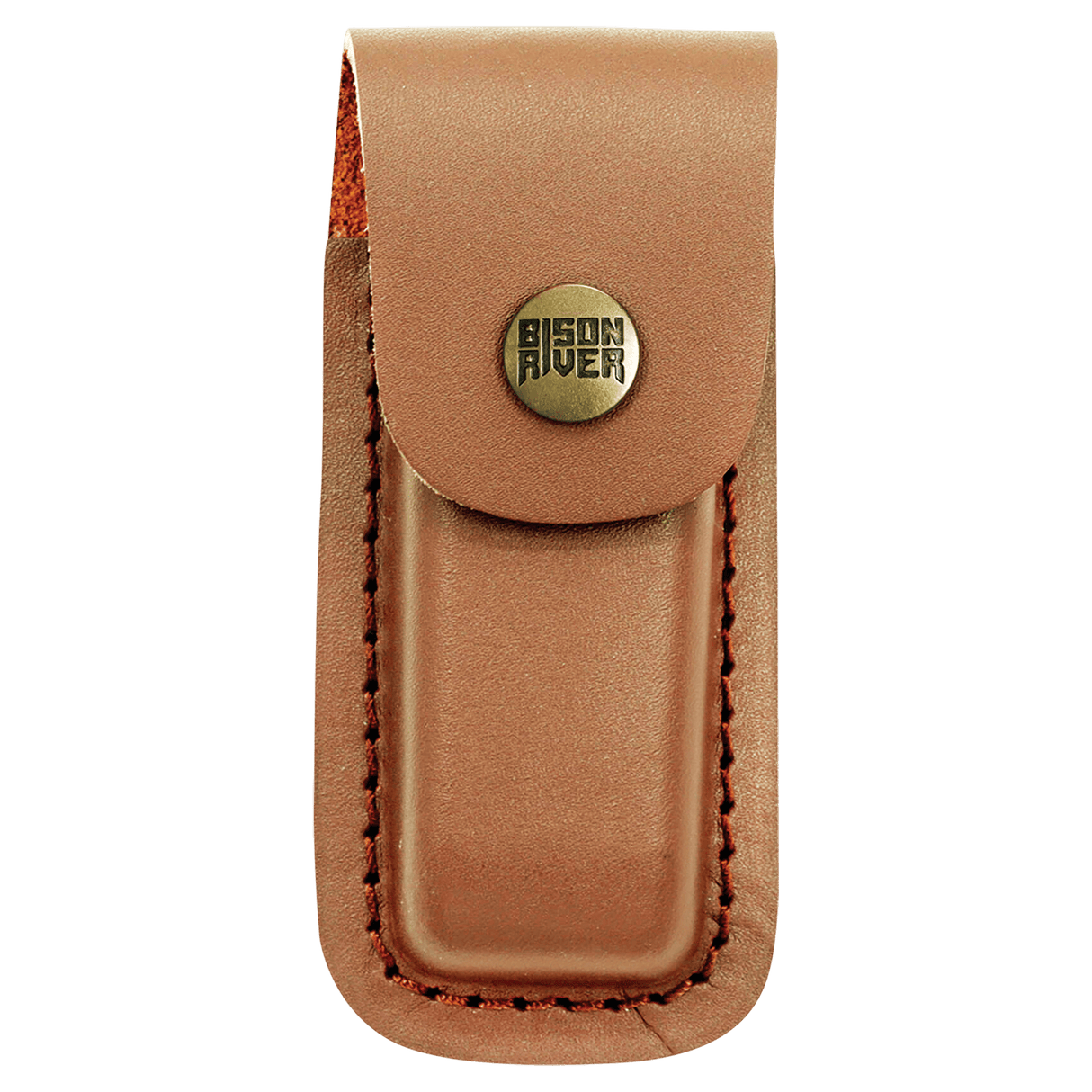 4in Folding Knife with Leather Sheath