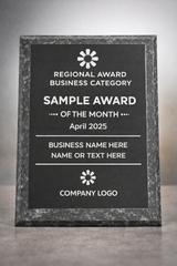 Marble MDF Plaque Award