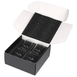 Round Rocks Glasses 9 oz (Set of 4) with Gift Box