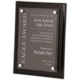 Floating Acrylic Plaque - Black Piano