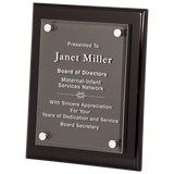 Floating Acrylic Plaque - Black Piano