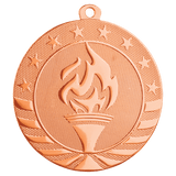 2 3/4" Torch Medal (Pack of 12)