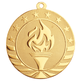 2 3/4" Torch Medal (Pack of 12)