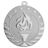 2 3/4" Torch Medal (Pack of 12)