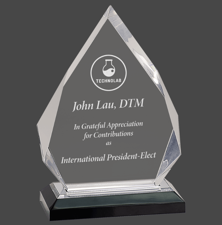 Diamond Acrylic Award 5 1/4" x 7 3/4"