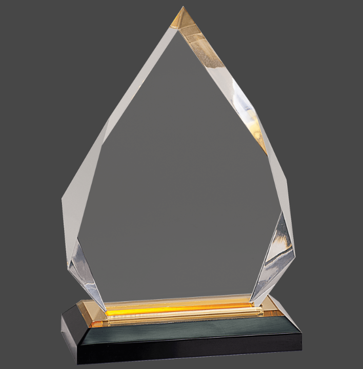 Diamond Acrylic Award 5 1/4" x 7 3/4"