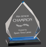 Diamond Acrylic Award 5 1/4" x 6 3/4"