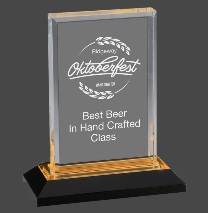 Beveled Acrylic Award 5" x 7"