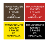 3.5"x 3" Plastic Label