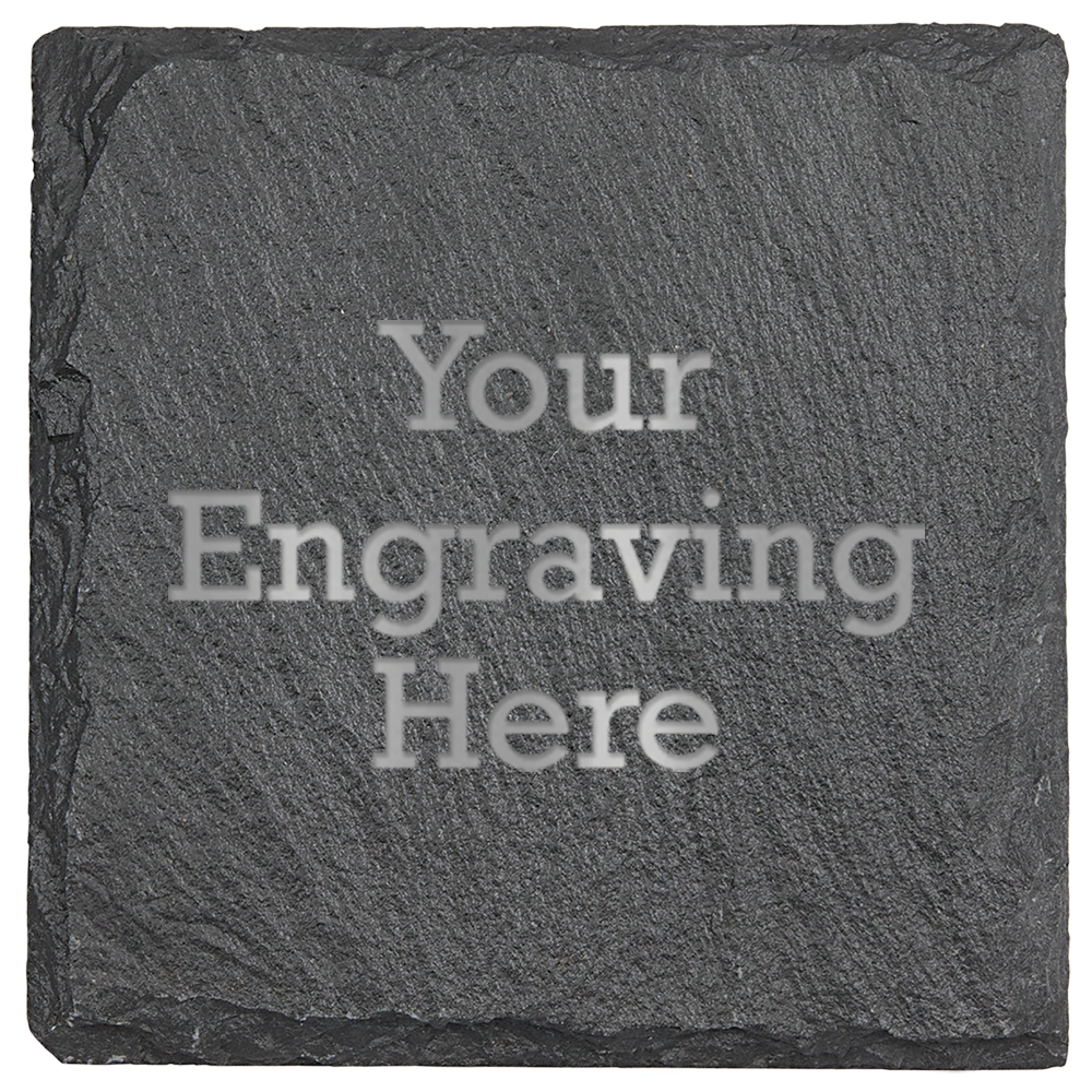 Slate Coasters Square QTY 6