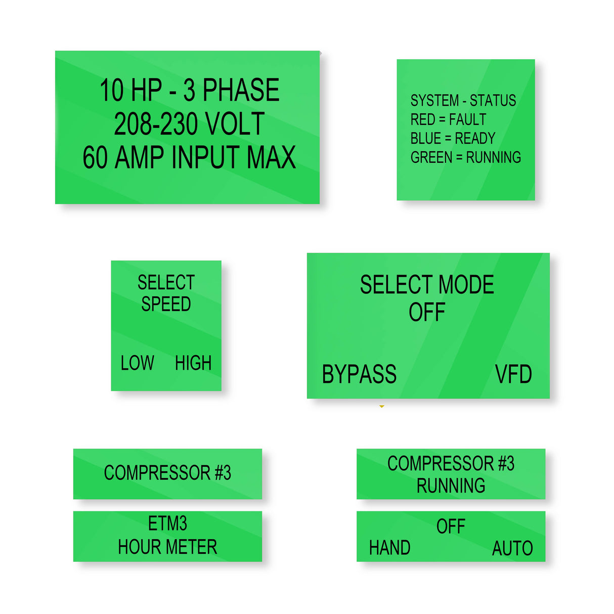 1/16" Custom Cut Plastic Tags & Labels