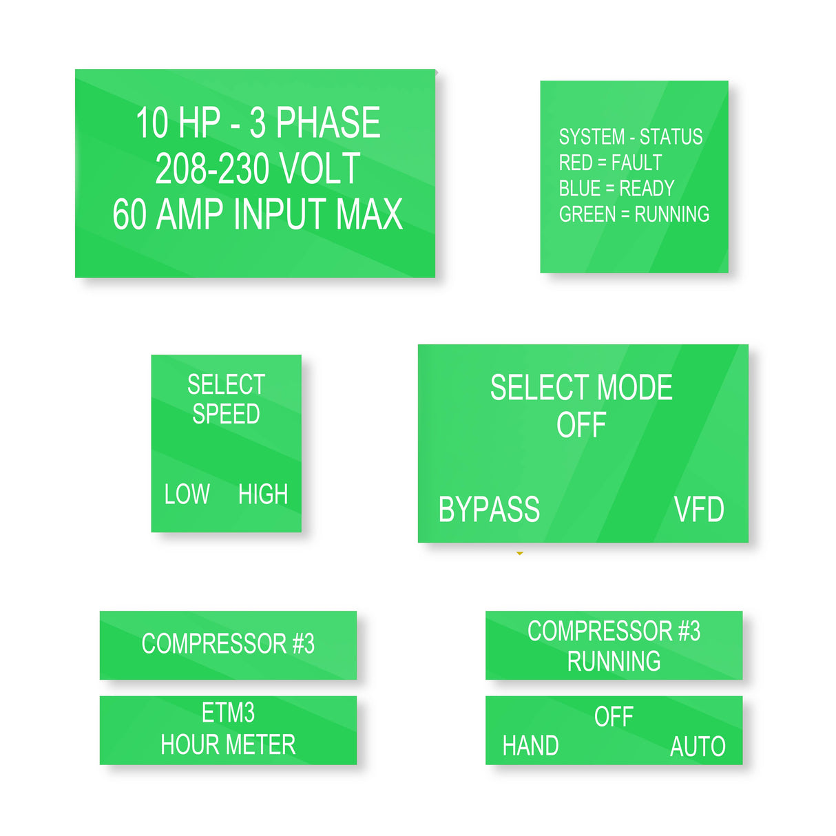 1/16" Custom Cut Plastic Tags & Labels
