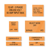 1/16" Custom Cut Plastic Tags & Labels
