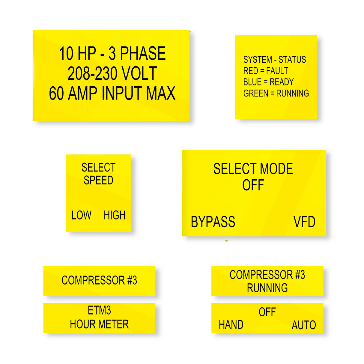 1/16" Custom Cut Plastic Tags & Labels